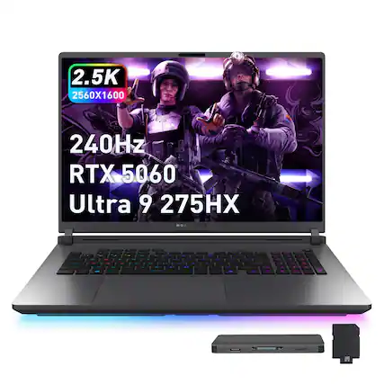 2.5K
2560x1600
240Hz
RTX 5060
Ultra 9 275HX
ROG