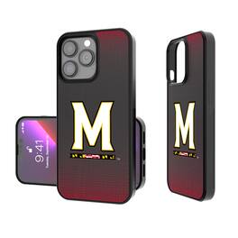 Keyscaper - NCAA - Maryland Terrapins Linen Logo iPhone Bump Case - 14 - Black