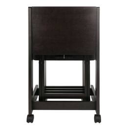FurniFact - color Solid Wood TV Trays – Folding Snack Tables for Eating and Serving - Coffee