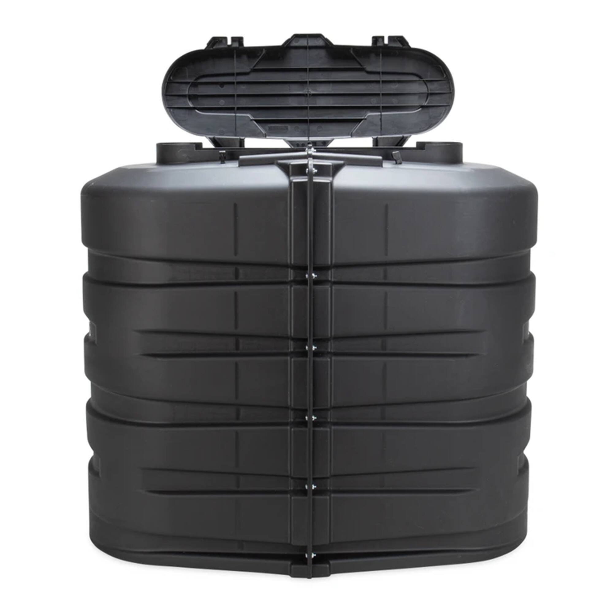 Alt View 5. Camco - Camco Dual Propane Tank Cover for Campers or RVs, Fits 2 30 Pound Steel Tanks.