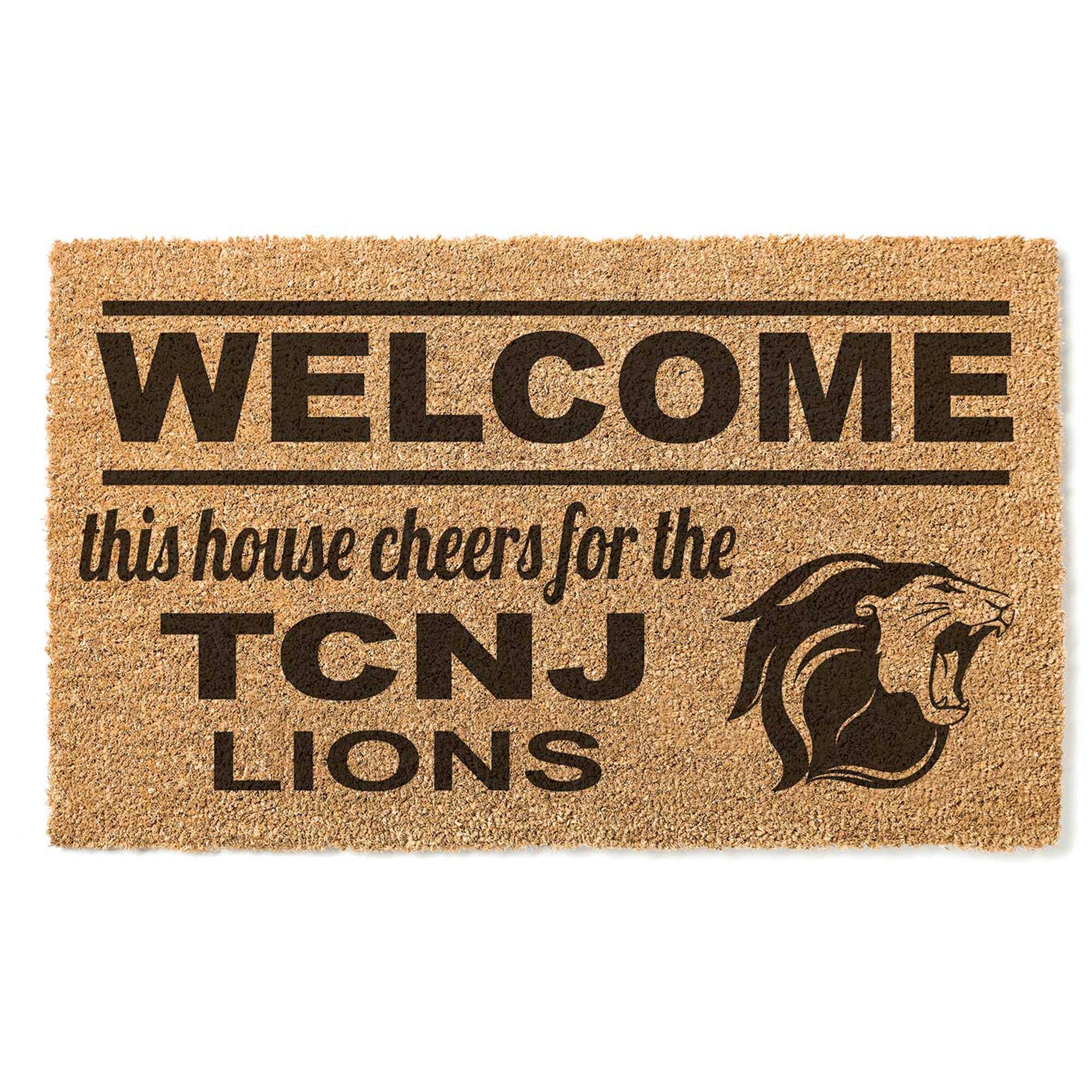 College of New Jersey Lions 18" x 30" Welcome Doormat