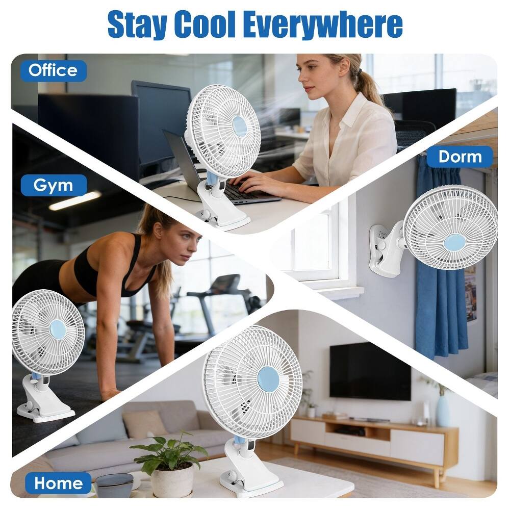 Stay Cool Everywhere

Office  
Gym  
Dorm  
Home