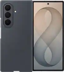 Front. Samsung - Galaxy Z Fold8 Ultra Silicone Magnet Case - Graphite.