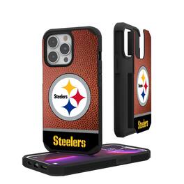 Keyscaper - NFL - Pittsburgh Steelers iPhone Rugged Wordmark Design Case - 16 - Multicolor