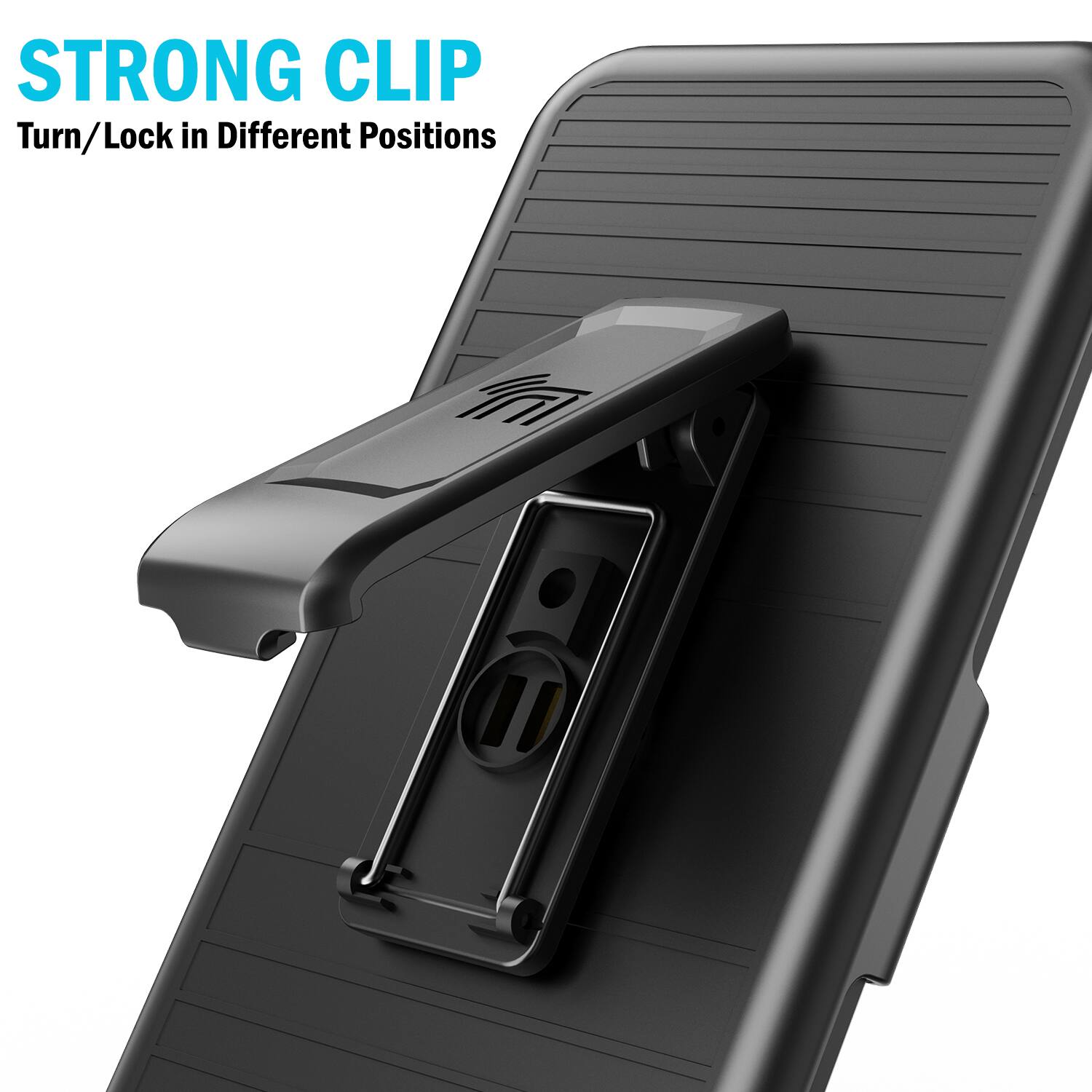 STRONG CLIP  
Turn/Lock in Different Positions