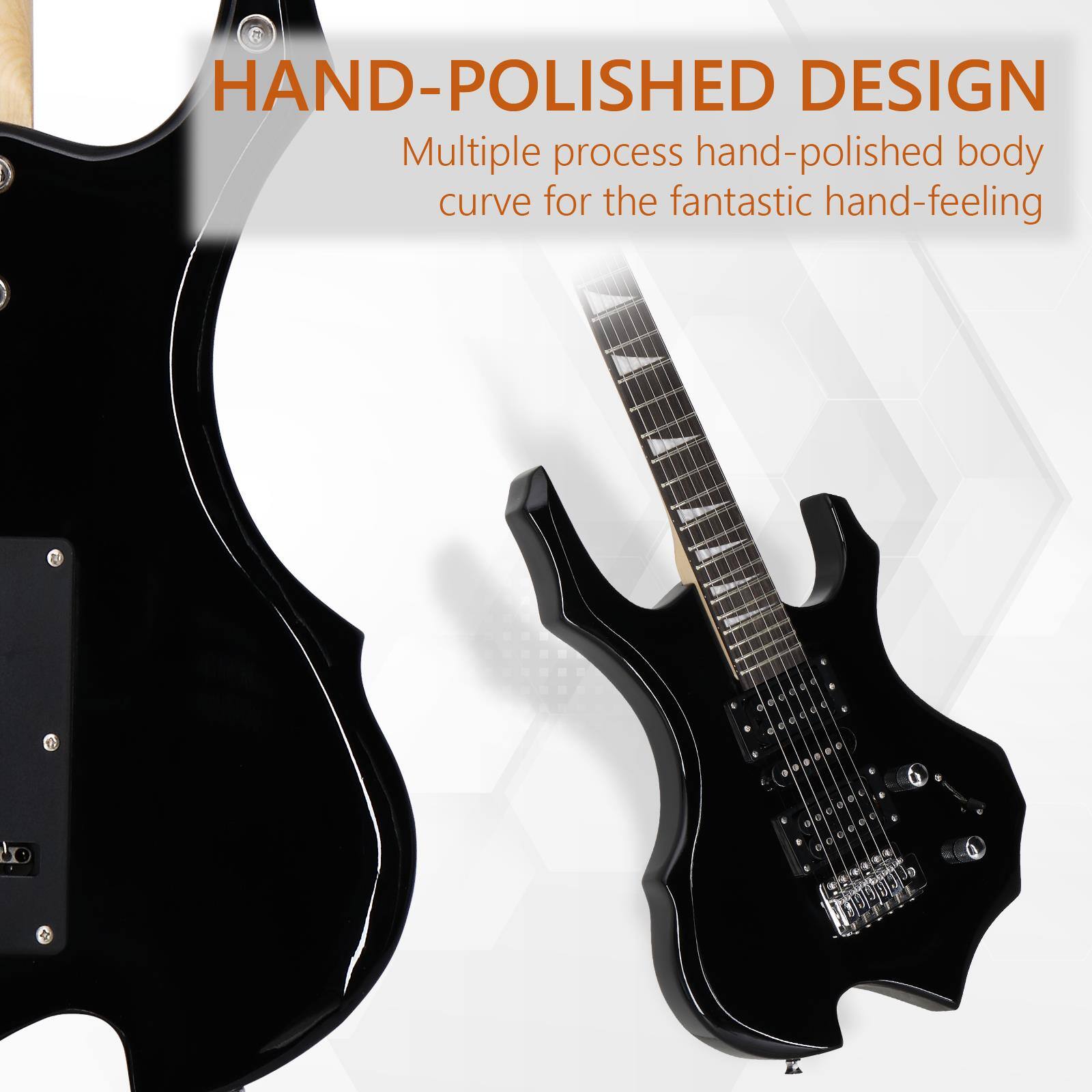 HAND-POLISHED DESIGN  
Multiple process hand-polished body curve for the fantastic hand-feeling
