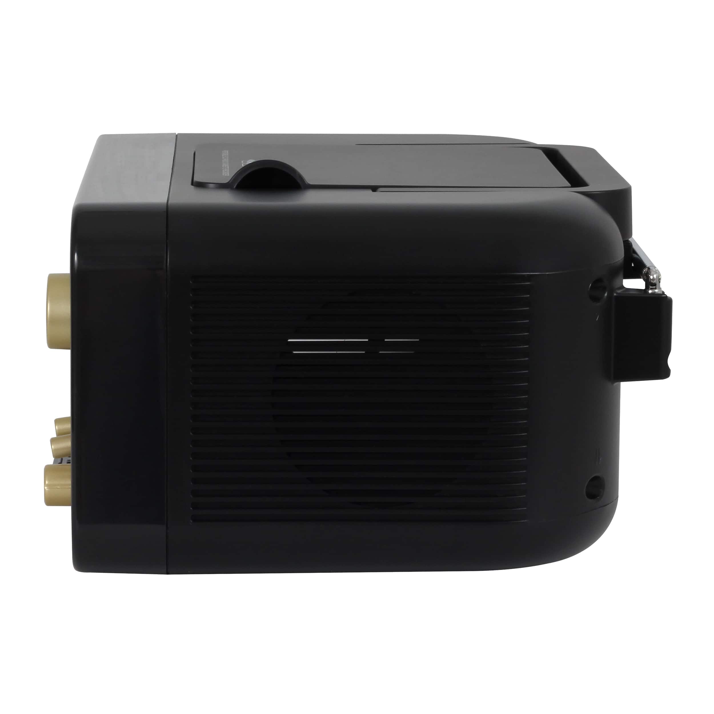 Left. Studebaker - BT Series Portable Bluetooth CD Player with AM/FM Stereo - Black.