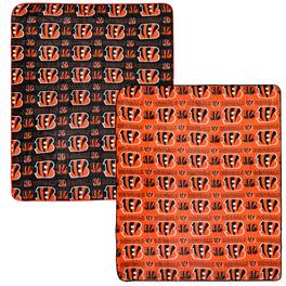 Pegasus - Cincinnati Bengals 60- x 70- Home & Away Two-Piece Blanket Set - Multicolor
