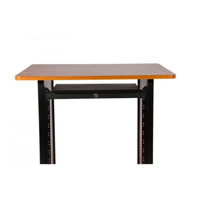 Alt View 4. On Stage Stands - OnStage RDLS1000 1U Locking Rack Drawer, Shallow (RDLS 1000) - Black.