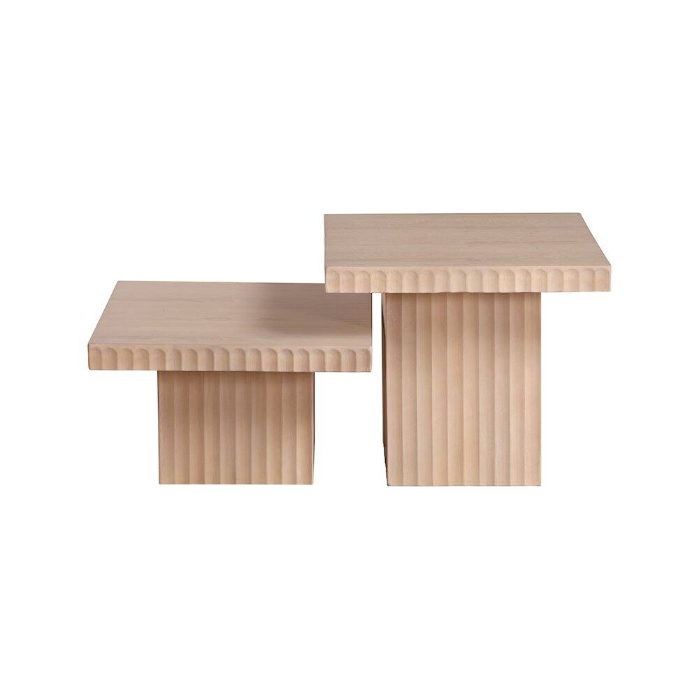 Alt View 3. Meridian Furniture - Spencer Natural Oak Veneer Coffee Table - Brown.