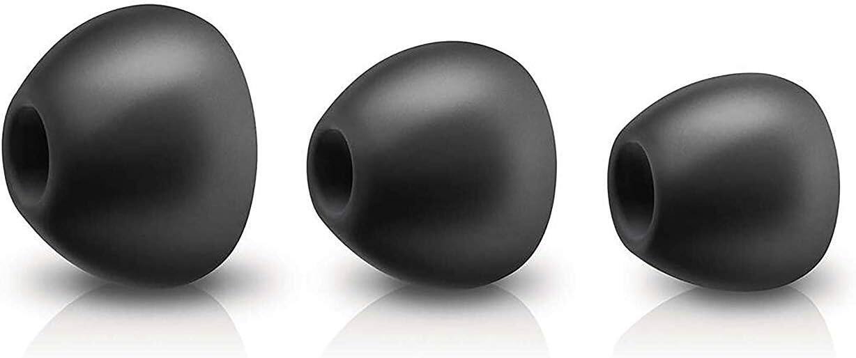 Alt View 2. Philips - In-Ear Headphones, High-Res Audio, 12.2mm Drivers, Mic, Noise Isolation, Ergonomic Design, 3 Sizes Ear Caps (PRO6305BK) - Black.