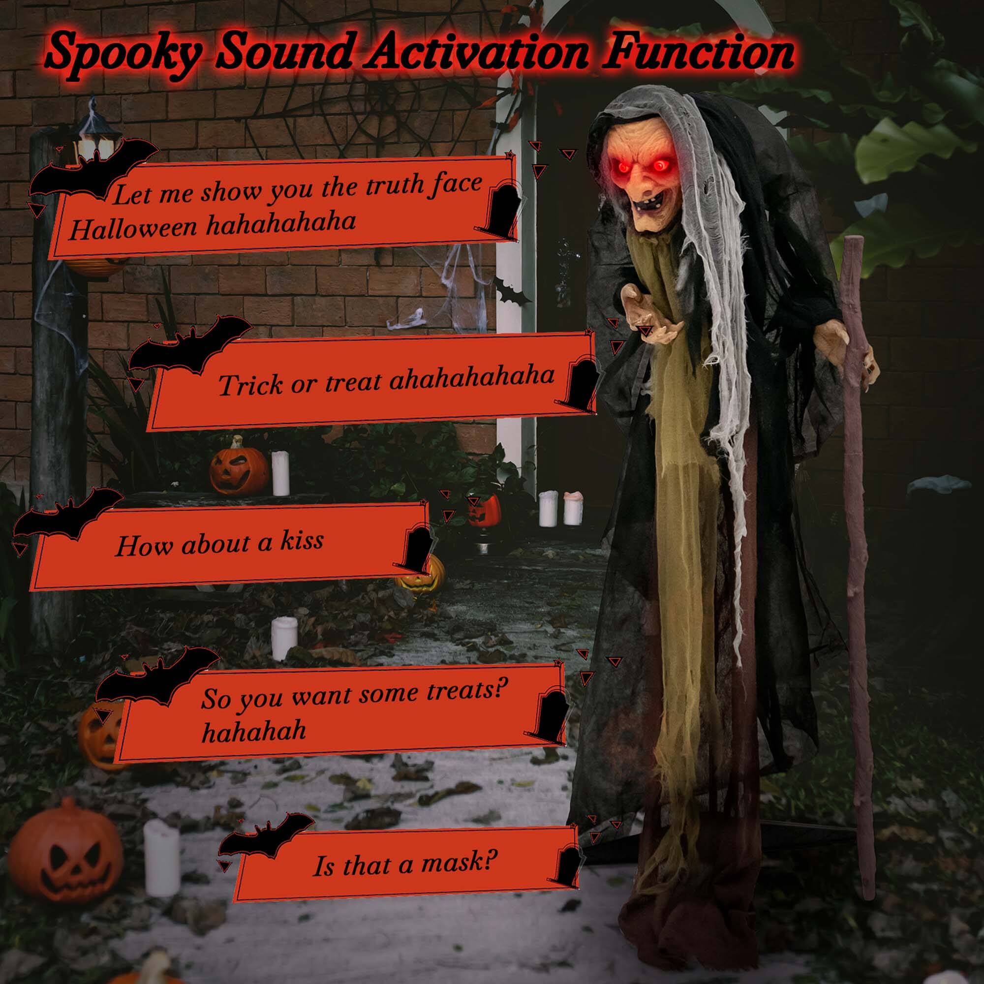 Spooky Sound Activation Function
Let me show you the truth face me
Halloween hahahahaha
Trick or treat ahahahahaha
How about a kiss?
So want some treats?
you hahahah
Is that a mask?