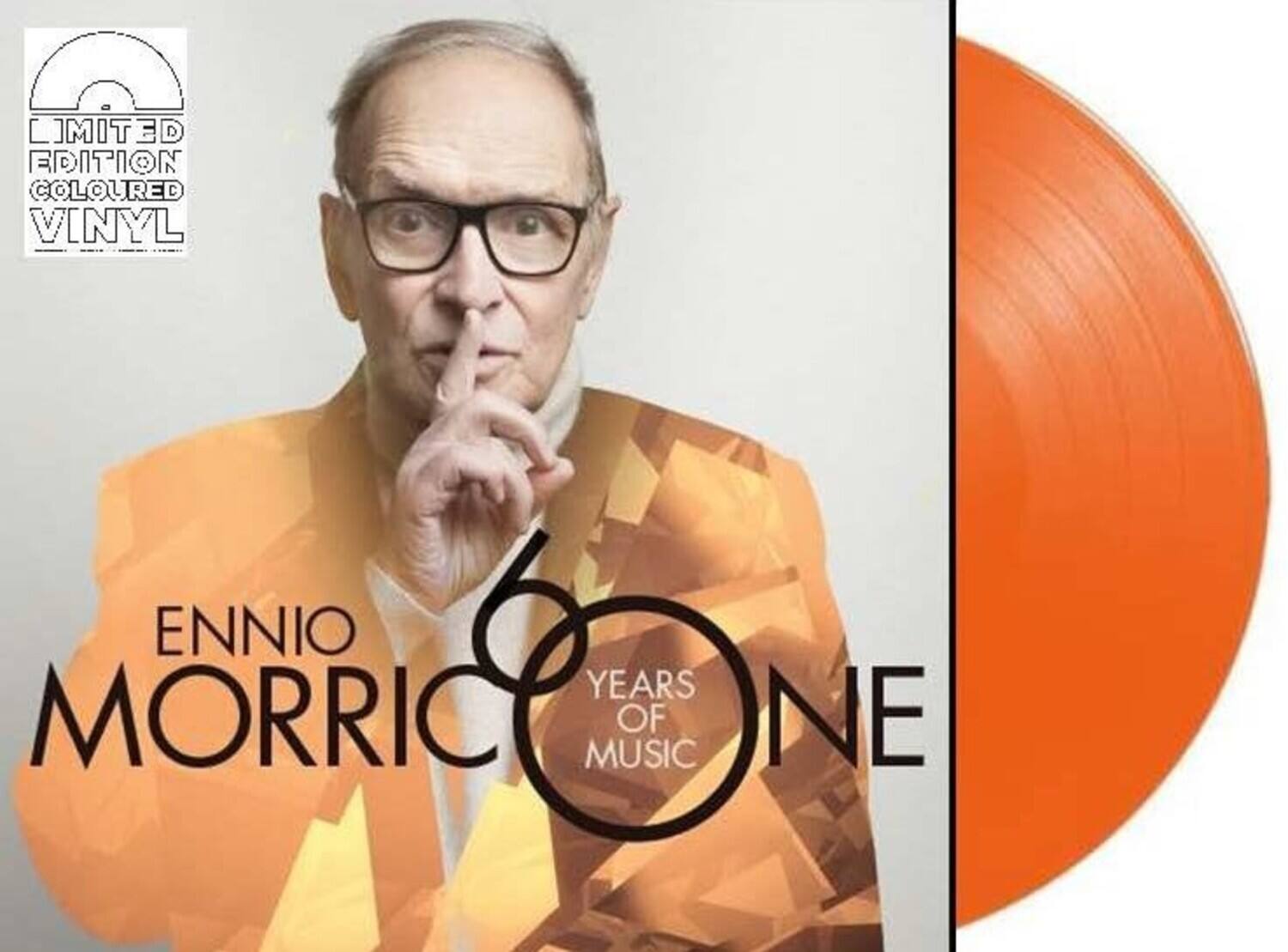 LIMITED EDITION COLOURED VINYL

ENNIO MORRICONE

60 YEARS OF MUSIC