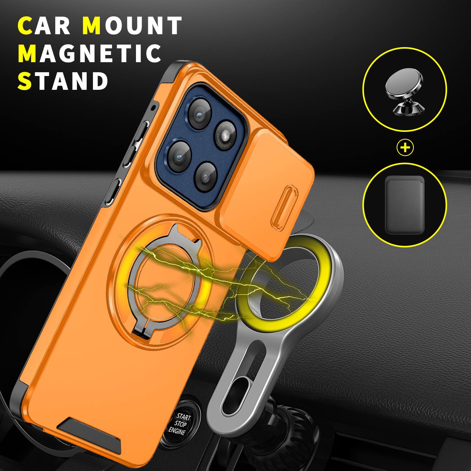 CAR MOUNT MAGNETIC STAND

START STOP ENGINE