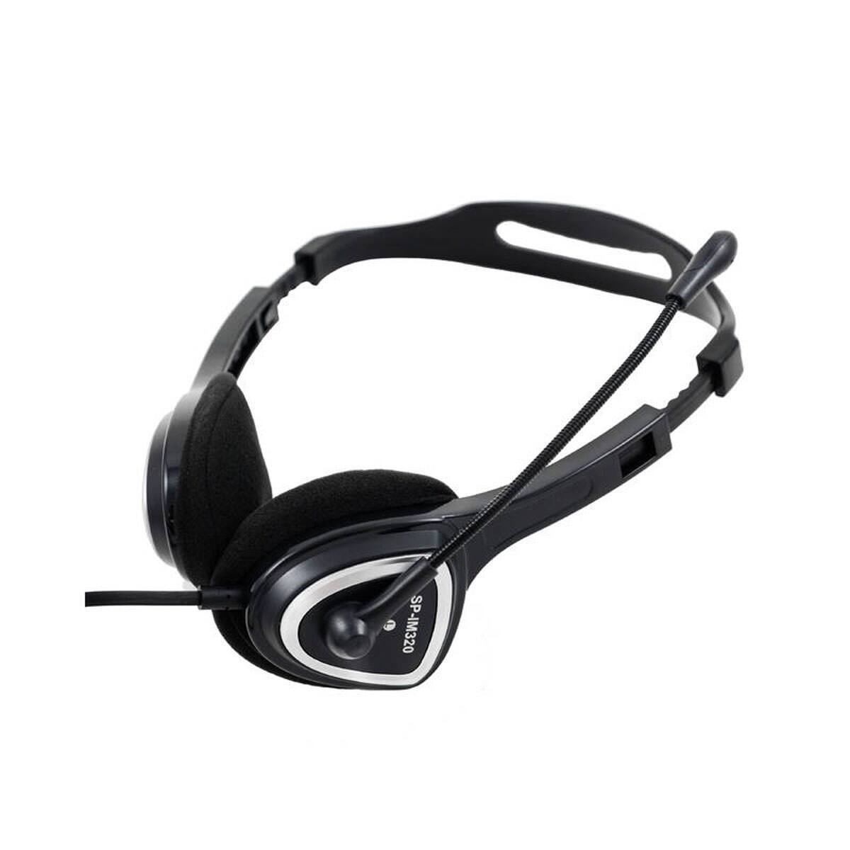 Alt View 1. iMicro - IM320 USB Wired Headset - Black.