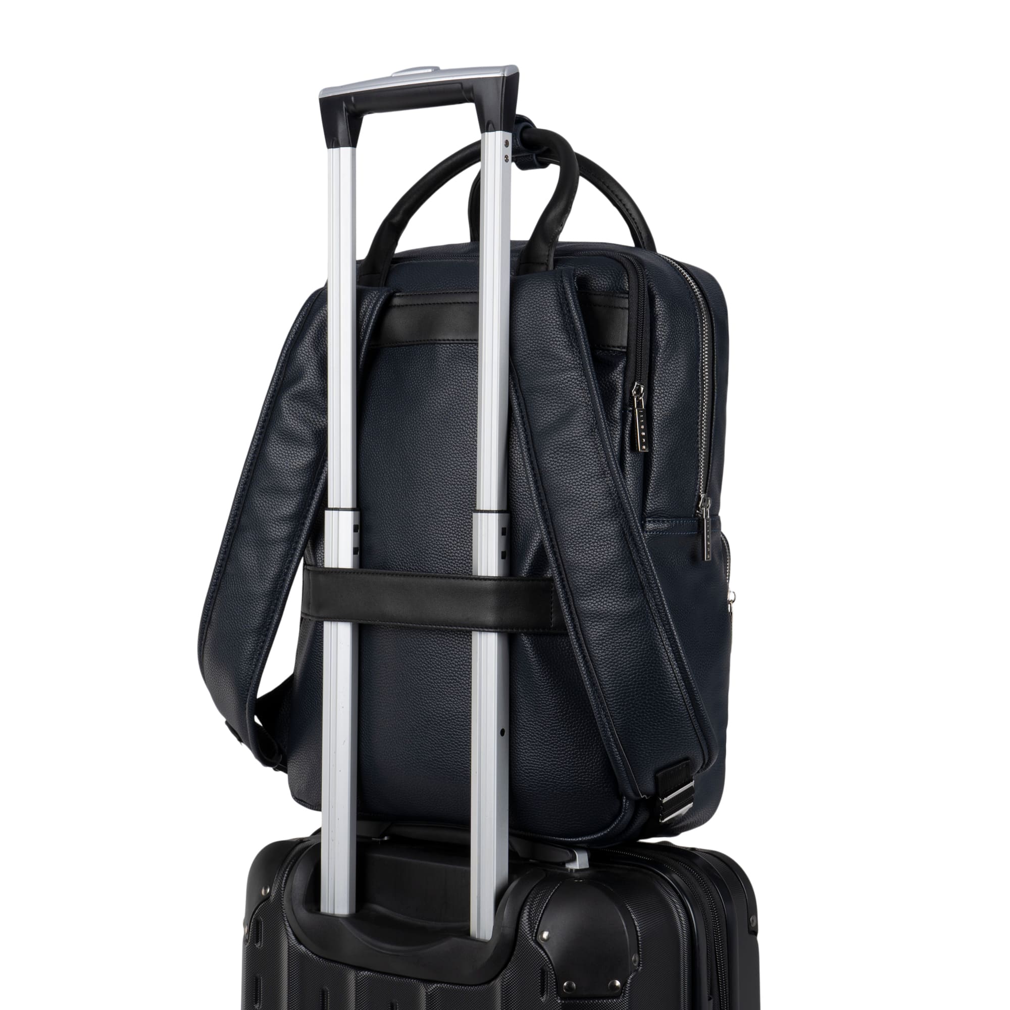 Alt View 13. Bugatti - Contrast Backpack - Navy.