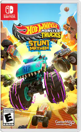 Nintendo SwitchTM Hot WheelsTM Monster Trucks Stunt Mayhem E for Everyone GameMill Entertainment - E (Everyone)