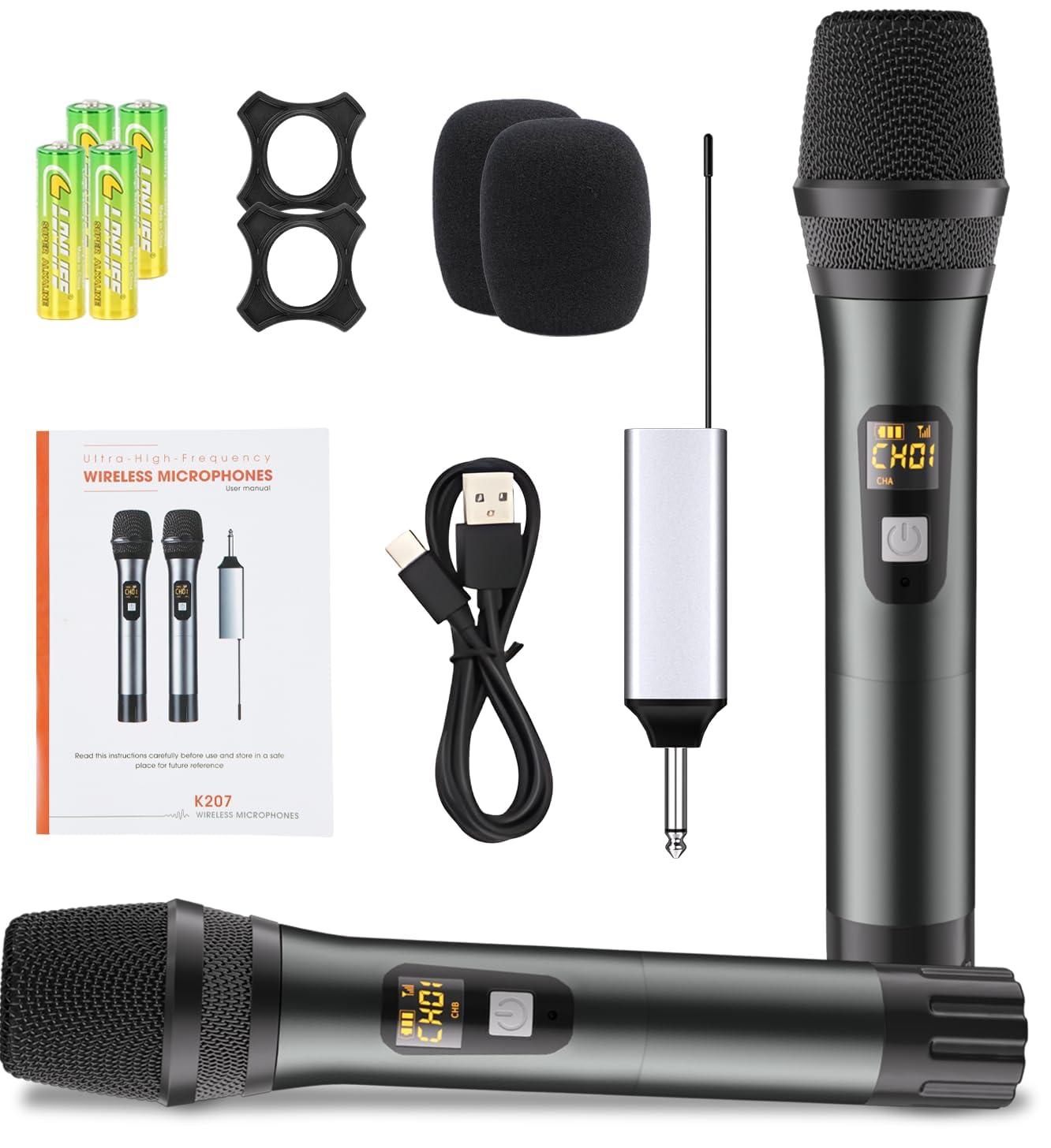 Ultra-High-Frequency WIRELESS MICROPHONES - User manual

K207 WIRELESS MICROPHONES

Ultra-High-Frequency WIRELESS MICROPHONES - User manual

K207 WIRELESS MICROPHONES