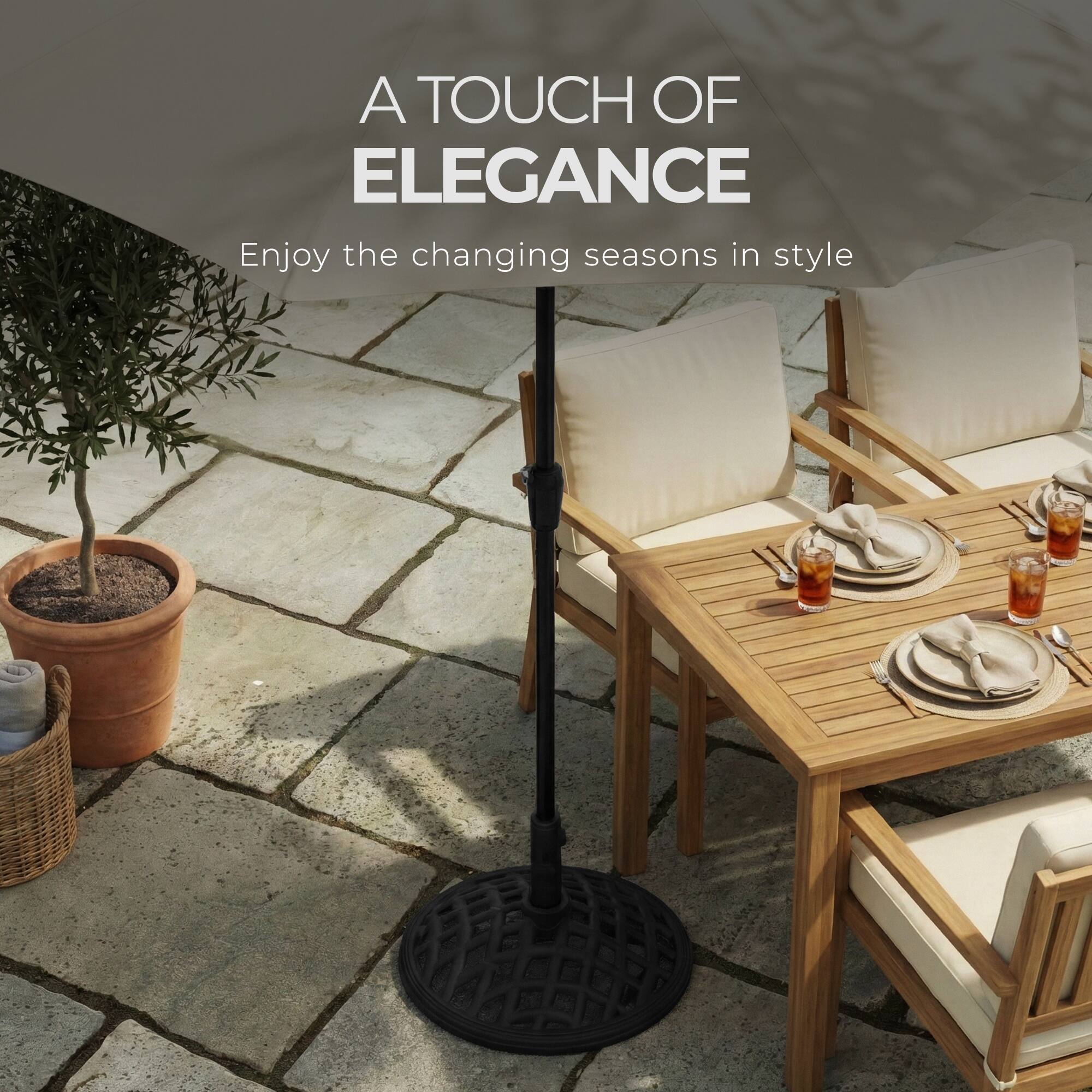 A TOUCH OF ELEGANCE  
Enjoy the changing seasons in style