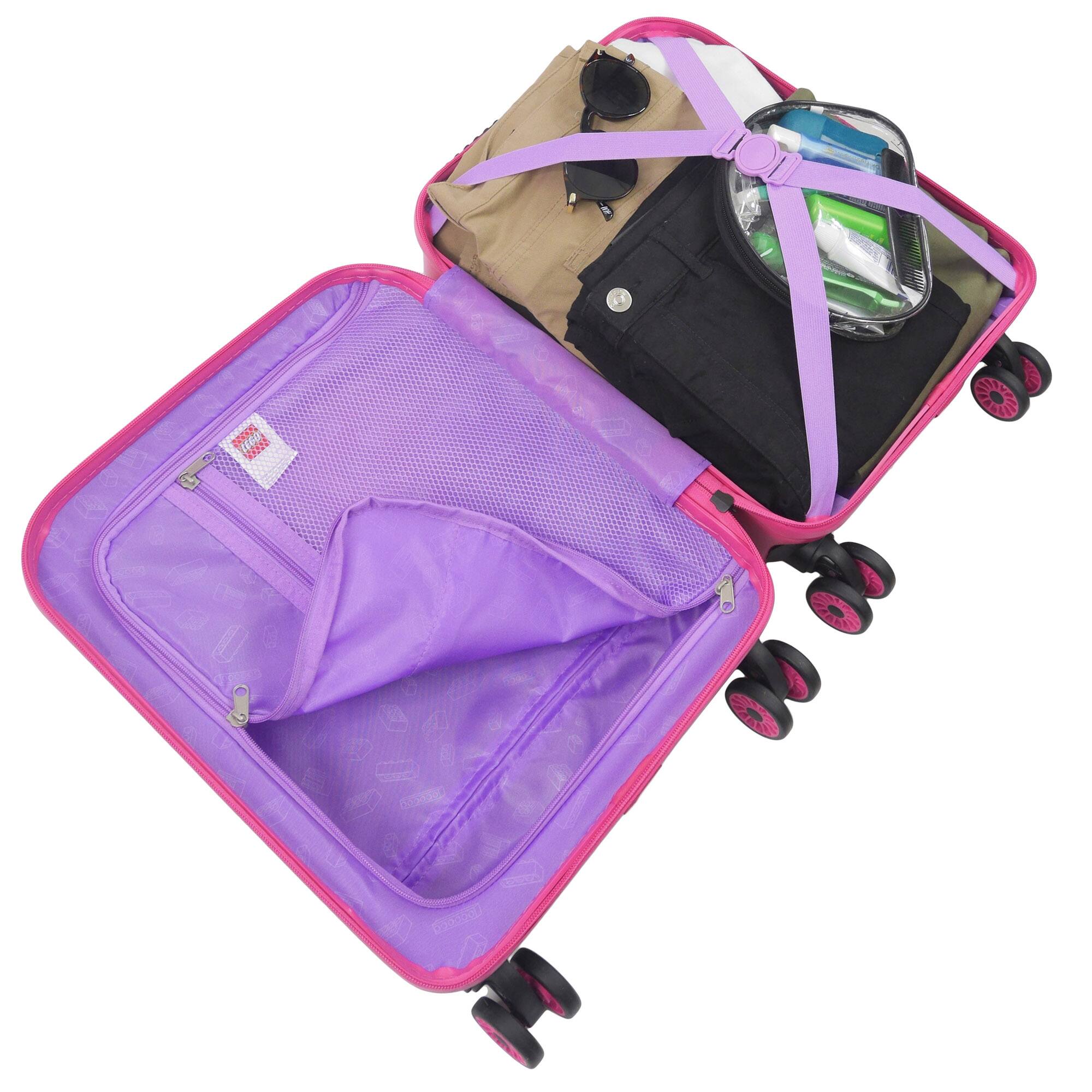 Alt View 2. LEGO - Play Date minifigures, Hey 18" kids carry-on Luggage - MULTI.