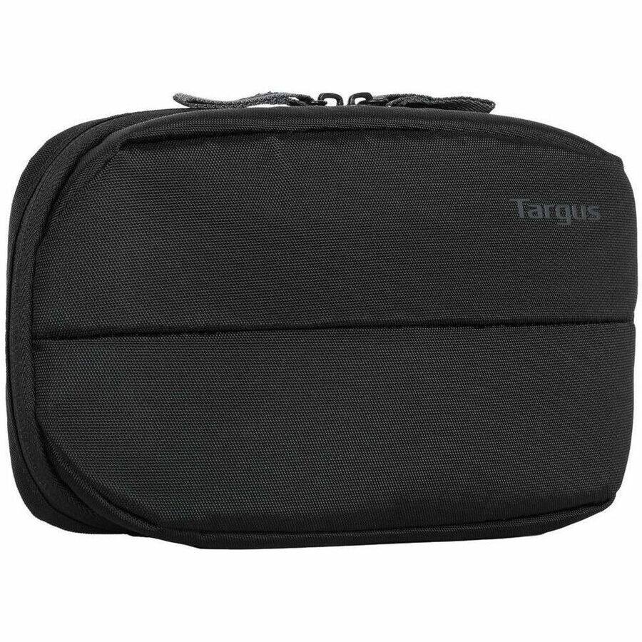 Alt View 6. Targus - Targus TXZ028GL Carrying Case (Pouch) Accessories - Black - Water Resistant - 5.5" Height x 9.1" Width x 2.2" Depth - Black.