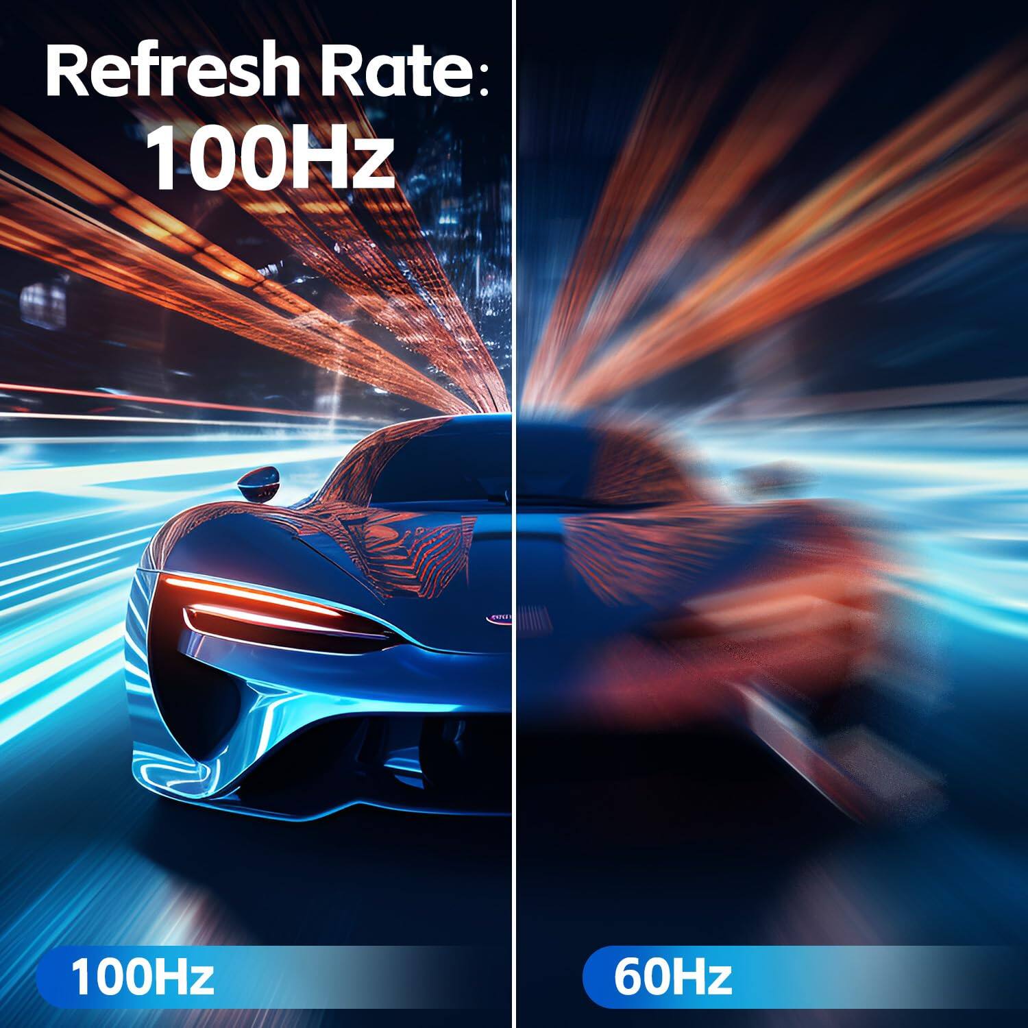 Refresh Rate:  
100Hz  
100Hz  
60Hz