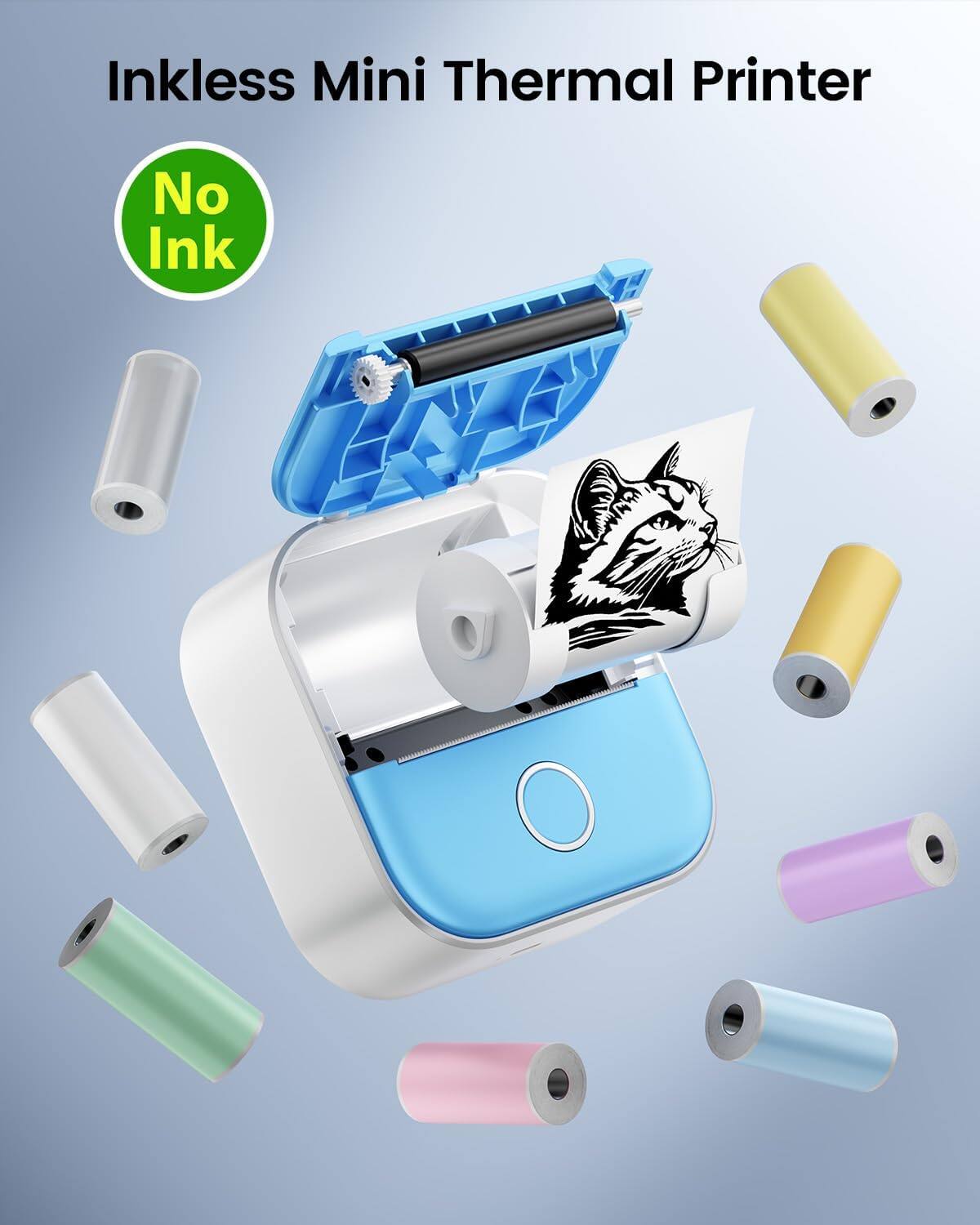 Inkless Mini Thermal Printer

No Ink