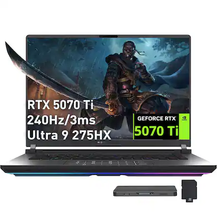 RTX 5070 Ti
240Hz/3ms
Ultra 9 275HX
ROG
GEFORCE RTX 5070 Ti