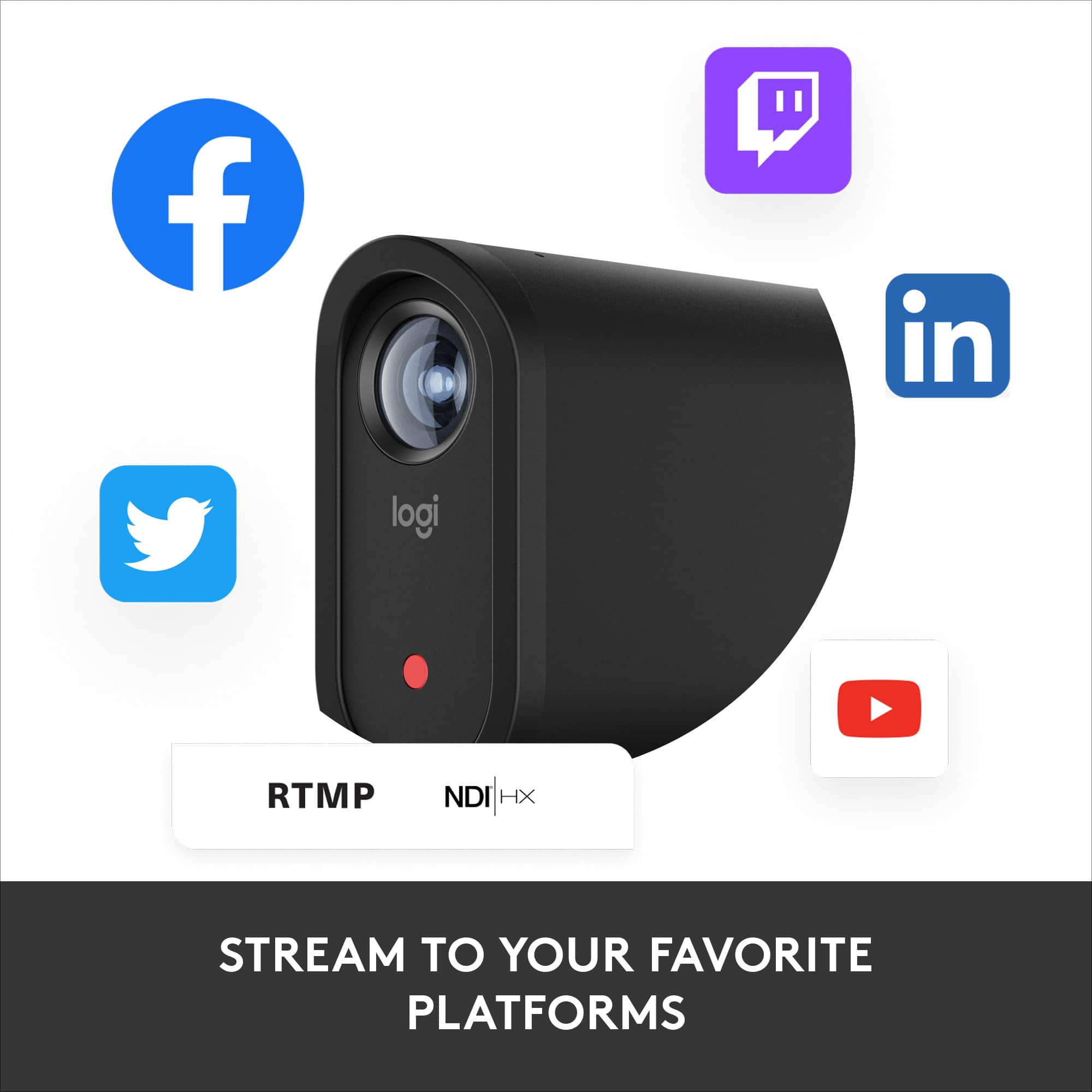 Stream to your favorite platforms.