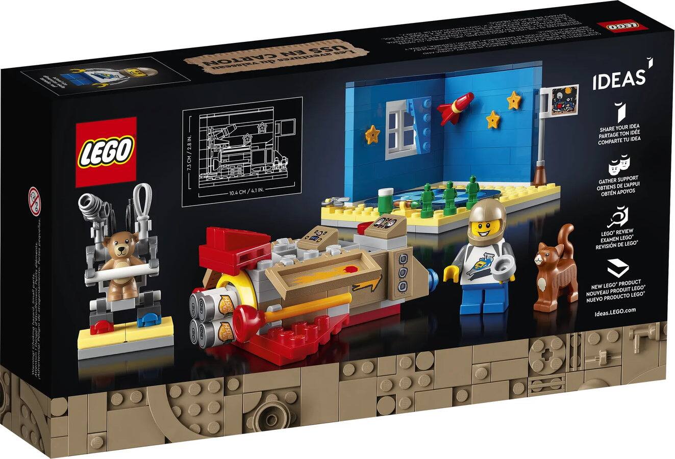 TECO 3 EA USS Les CARTON das aventuree aisseRt IDEAS P 0- LEGO / 2.8 IN 7.3 CM / 4.1 IN. 10.4 YOUR IDEA SHARE IDE PARTAGE TON TU IDEA COMPARTE GATHER SUPPORT OBTIENS DE L'APPUI OBTEN APOYOS U RUSH 4 FO O 0d LEGO" REVIEW EXAMEN LEGO" REVISIN DE LEGO" LEGO" PRODUCT NEW LEGO" NOUVEAU PRODUIT PRODUCTO LEGO" NUEVO Ideas.LEGO.com