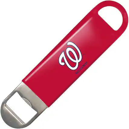Front. Logo Brands - Washington Nationals Vinyl Bottle Opener - Multicolor.