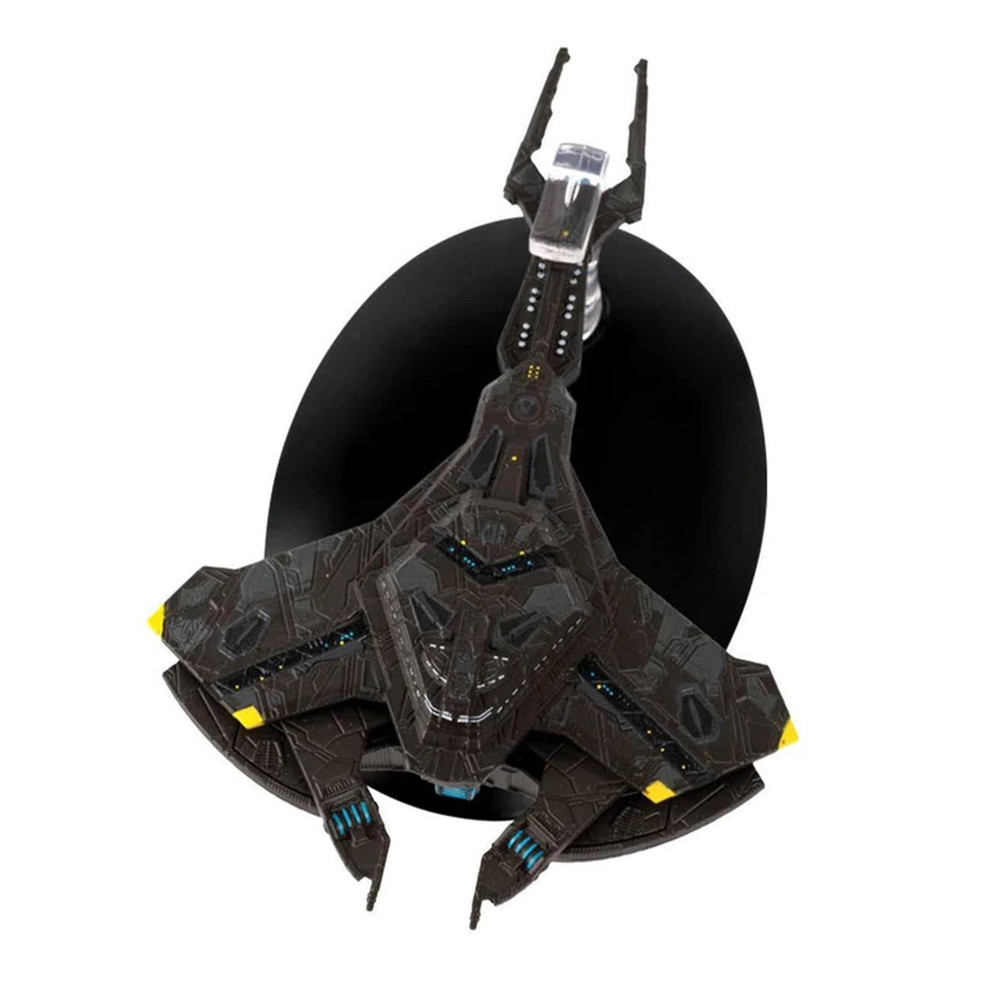 Alt View 10. Eaglemoss - Eaglemoss Star Trek Starship Damar Class Cardassian Intel Science Dreadnought - Black.