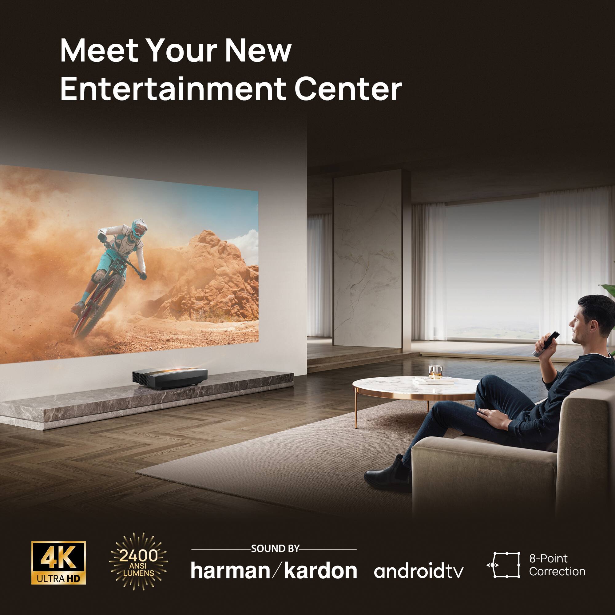 Customer Reviews: XGIMI AURA Wi-Fi 4K UHD Home Video Laser UST ...