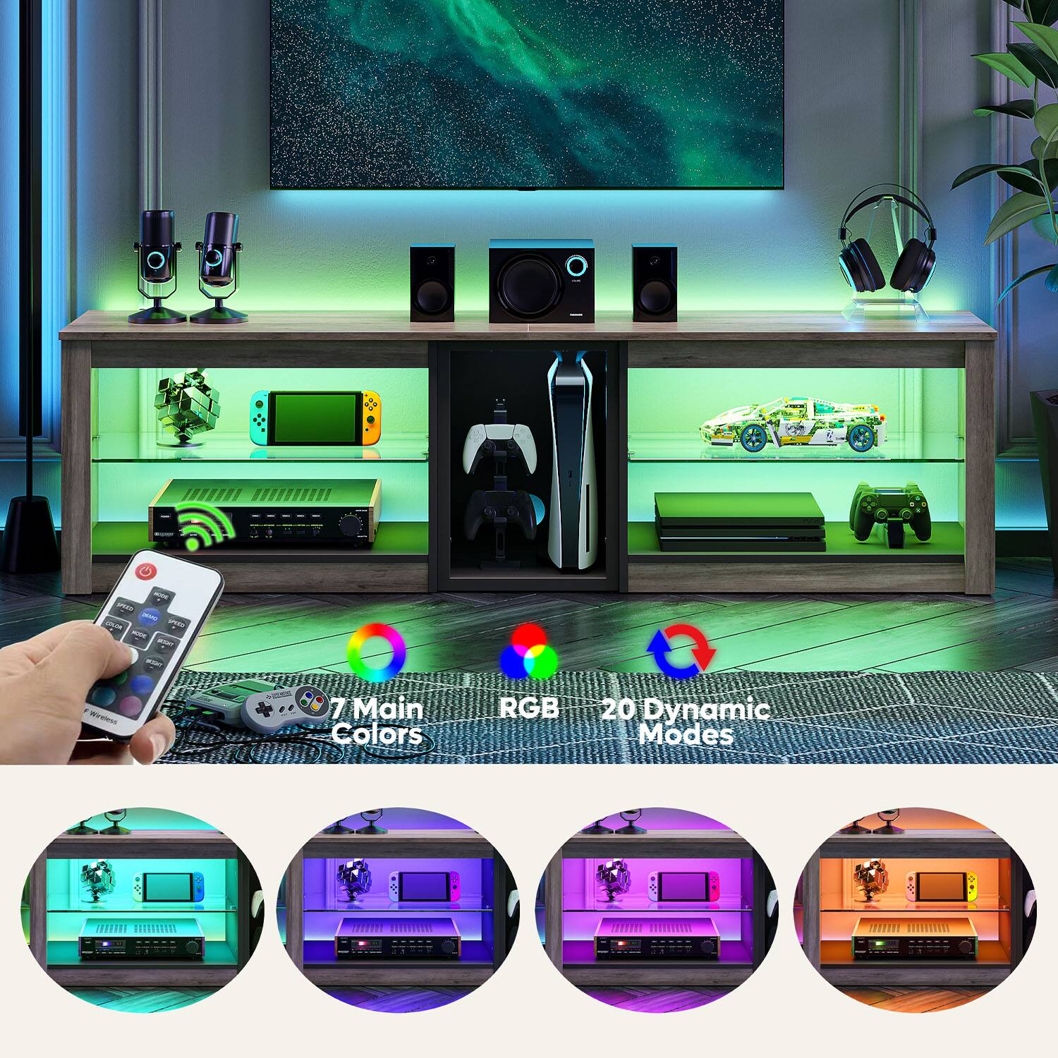 P 2 - WI 7 Main Colors RGB 20 Dynamic Modes