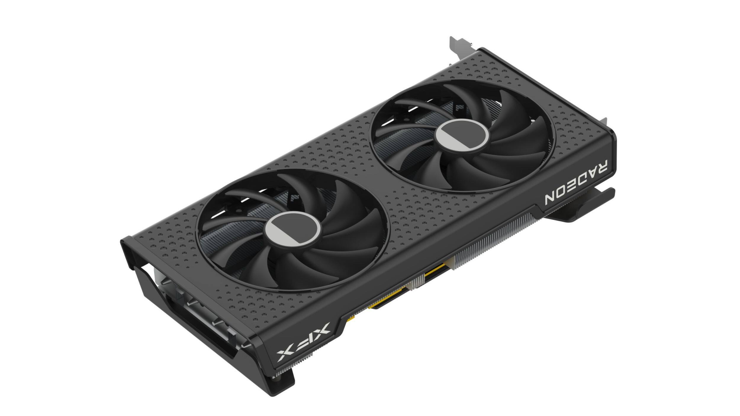 Alt View 1. XFX - SPEEDSTER SWFT210 AMD Radeon RX 7600XT 16GB GDDR6 PCI Express 4.0 Graphics Card - Black.