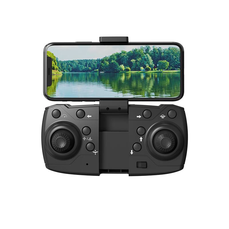 Alt View 5. BEARSOLIM - H4 Foldable 480P Dual-Camera Drone with Obstacle Avoidance & WiFi FPV.