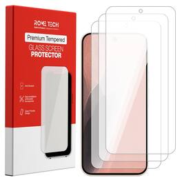 RomeTech - 3-Pack Tempered Glass Screen Protector for Google Pixel 11 Pro XL - Transparent