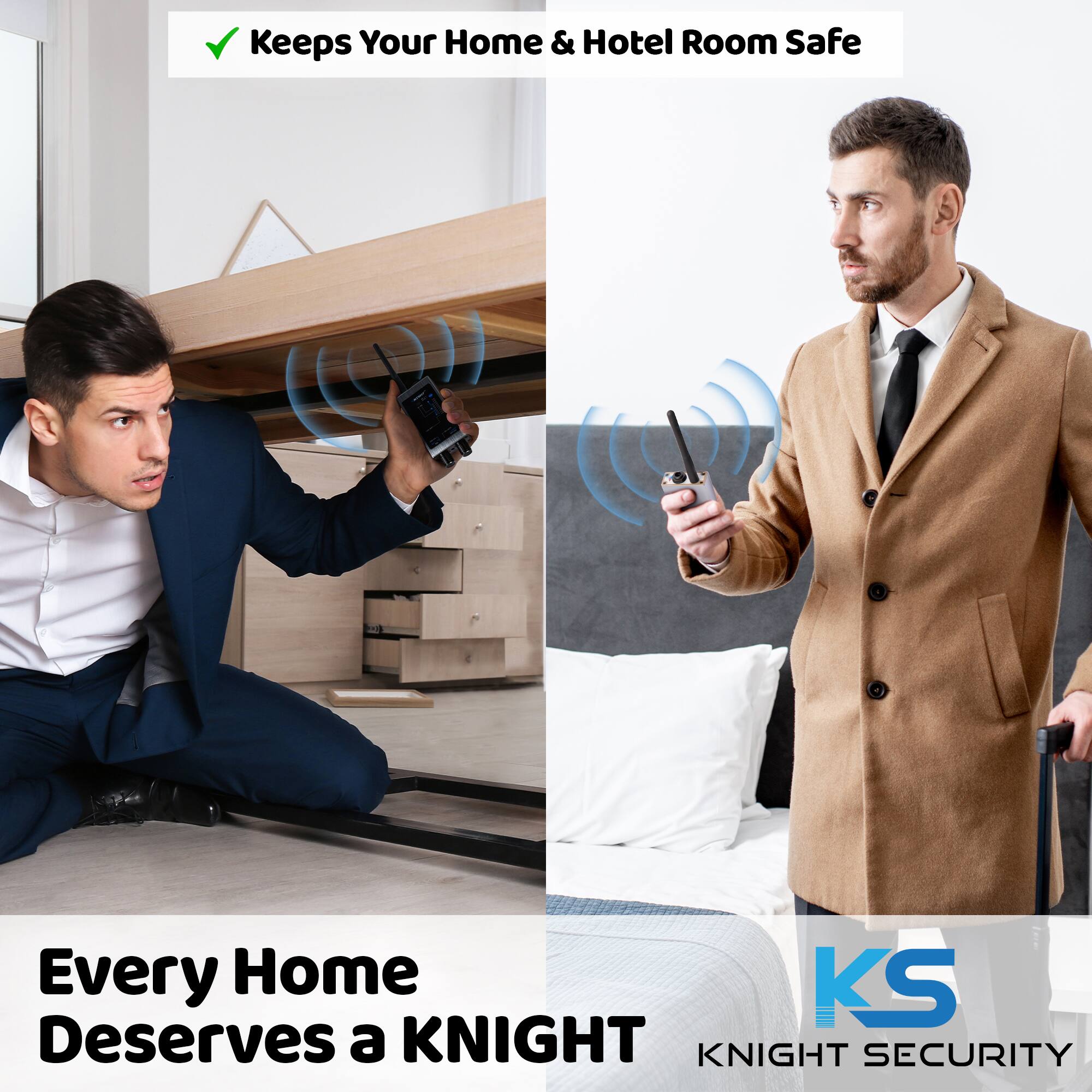 Keeps Your Home & Hotel Room Safe

Every Home Deserves a KNIGHT

KS KNIGHT SECURITY