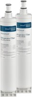 Insignia™ - Water Filters for Select Whirlpool Refrigerators (2-Pack) - White - Front_Zoom
