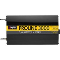 Wagan Tech - ProLine 3000W Inverter - Gloss Black - Front_Zoom
