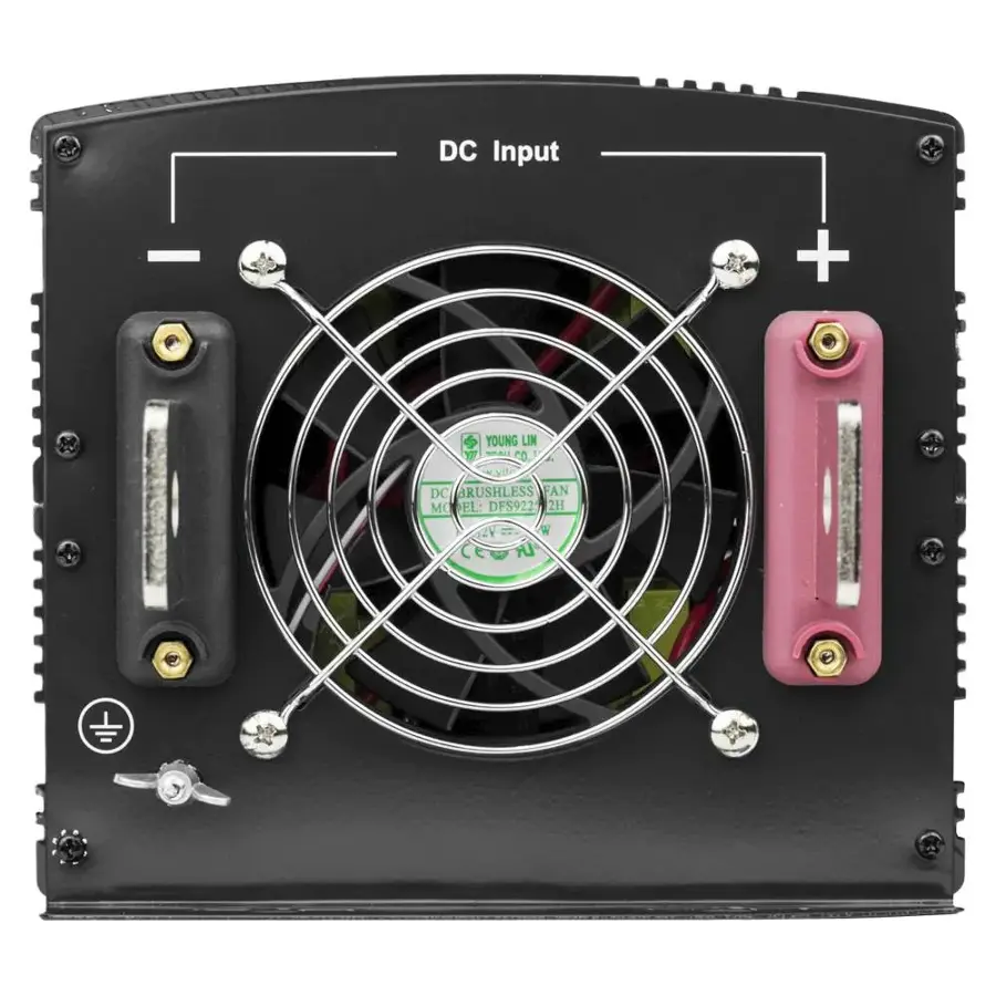 Alt View 16. Wagan Tech - ProLine 3000W Inverter - Gloss Black.