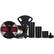 Front. Alpine - Spare Tire Rear View Camera and Light System for 2007-Up Jeep Wrangler - Black.