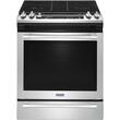 Maytag - 5.8 Cu. Ft. Self-Cleaning Slide-In Gas Convection Range - Stainless steel - Larger Front
