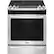 Front. Maytag - 5.8 Cu. Ft. Self-Cleaning Fingerprint Resistant Slide-In Gas Convection Range.