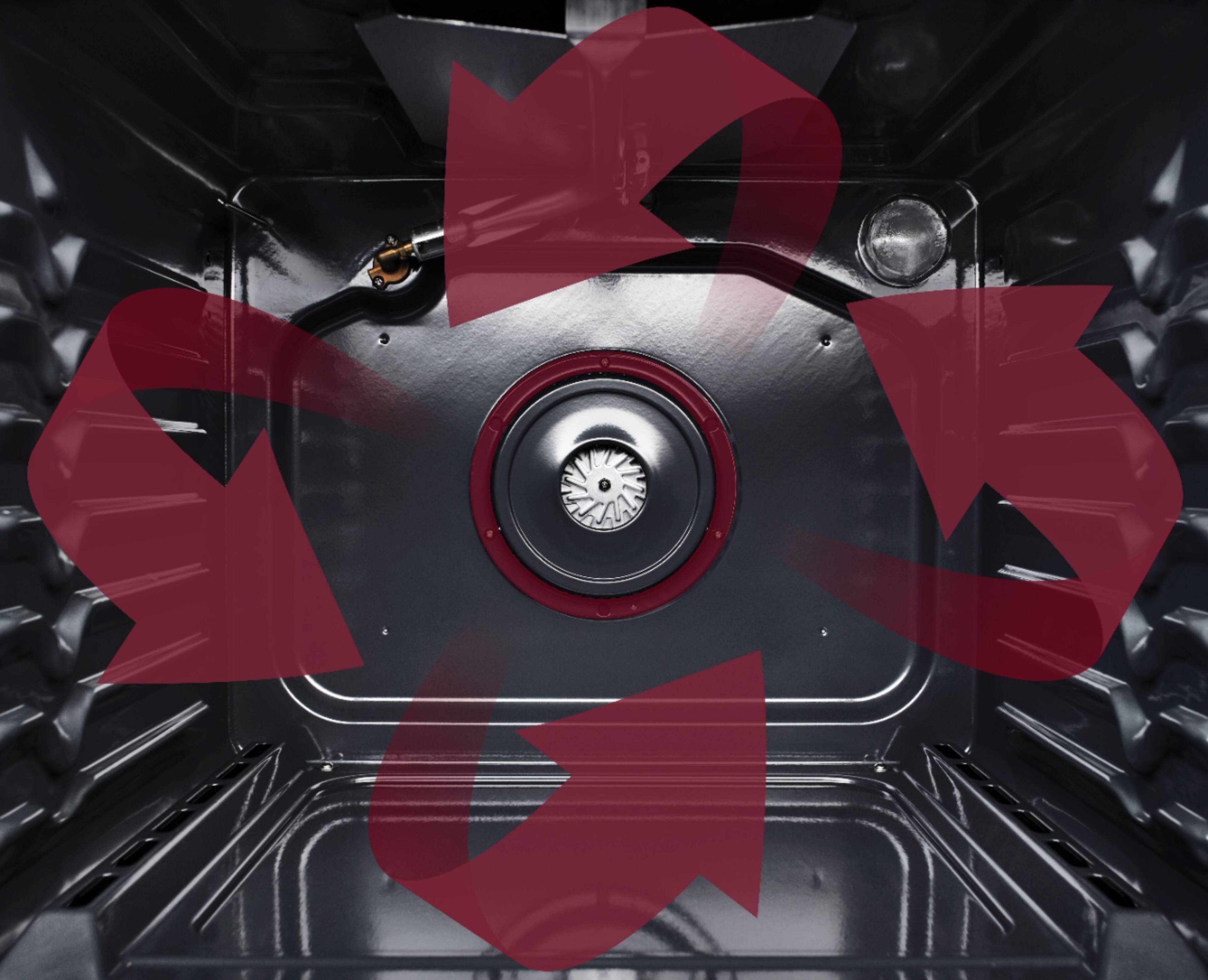 Alt View 20. Maytag - 5.8 Cu. Ft. Self-Cleaning Fingerprint Resistant Slide-In Gas Convection Range.