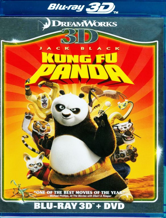  Kung Fu Panda [3 Discs] [3D] [Blu-ray/DVD] [Blu-ray/Blu-ray 3D/DVD] [2008]