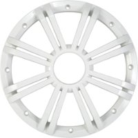10" LED Grille for Kicker KM10 Subwoofer - White - Front_Zoom