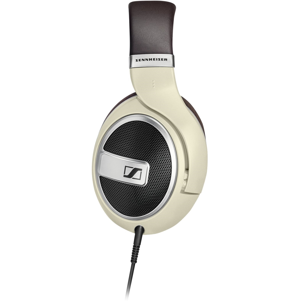 Angle View: Sennheiser - HD 599 Wired Open Back Over-the-Ear Headphones HD 5 - Brown/Ivory/Matte Metallic