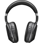 Front. Sennheiser - PXC 550 Wireless Over-the-Ear Noise Cancelling Headphones - Black.