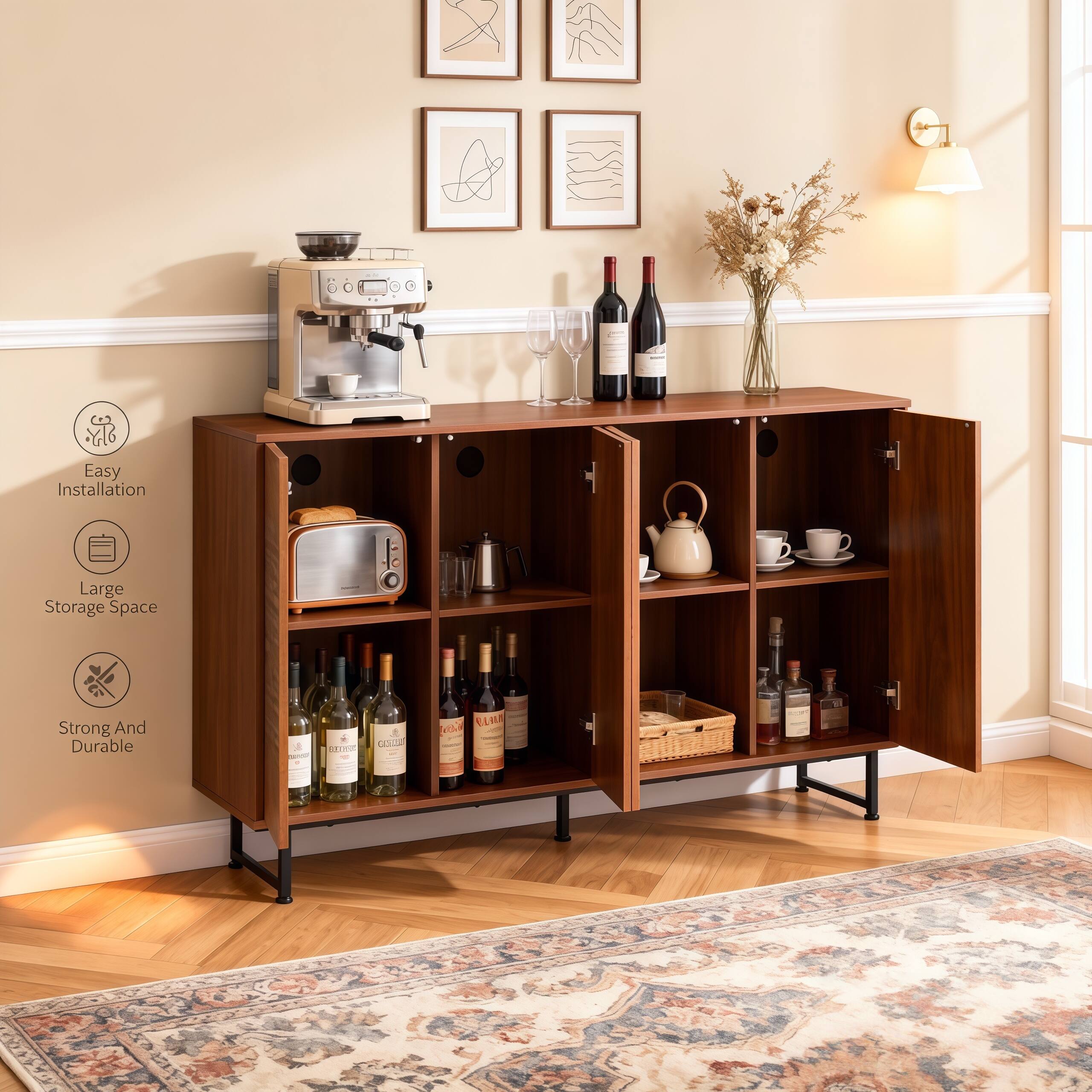 Easy Installation  
Large Storage Space  
Strong And Durable